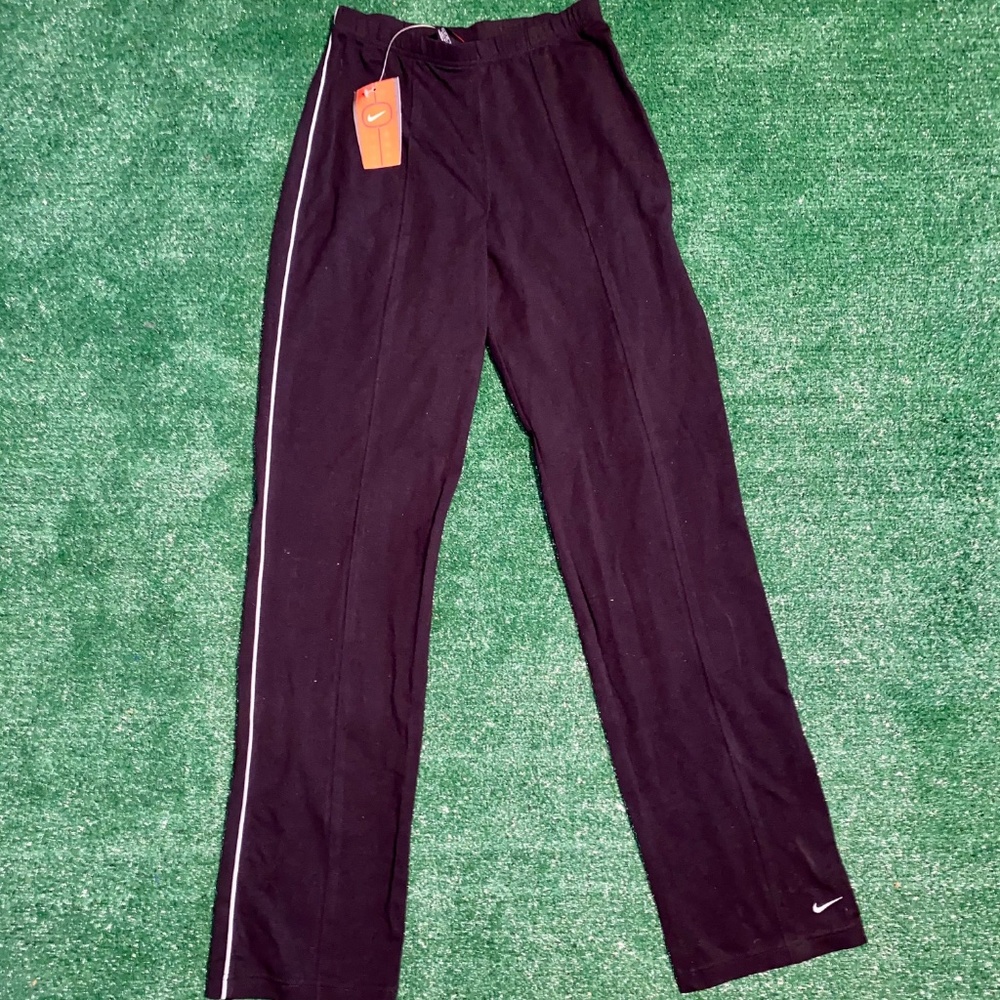 Vintage 2002 Nike Girls Black Running Track Pants